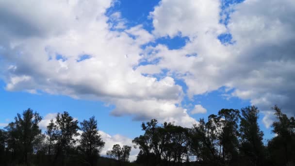 Les Nuages Déplacent Rapidement Travers Ciel — Video