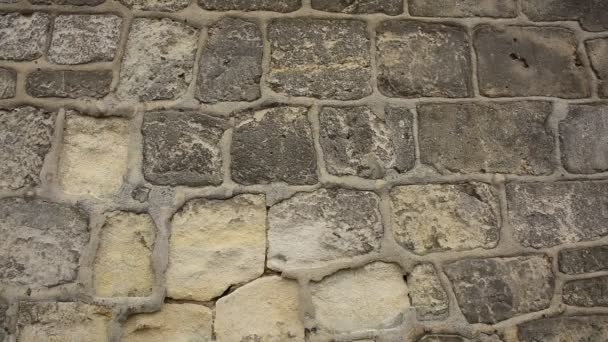 Mura Dell Edificio Dell Antica Città Texture Sfondo — Video Stock