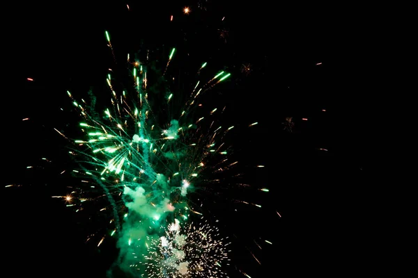 Explosiones abstractas de fuegos artificiales —  Fotos de Stock