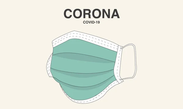 Coronavirus önleme ve koruma için cerrahi maske