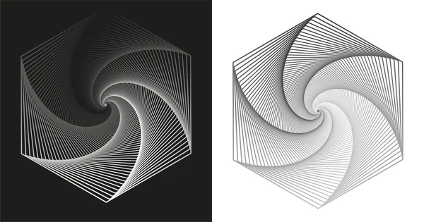 Siyah-beyaz gradyan entellektüeller. İllüstrasyon arka planı ve duvar kağıdı soyut tasarımı. Düzenlenebilir vektör koleksiyonu. Siyah beyaz arkaplanda izole.
