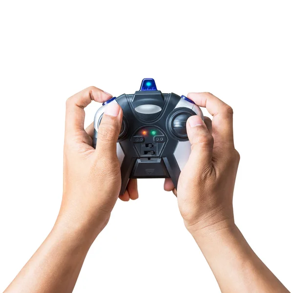 Joystick na mão — Fotografia de Stock