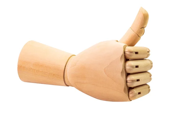 Mâna din lemn — Fotografie, imagine de stoc