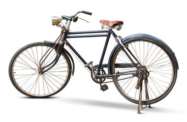 Vintage Bisiklet izole