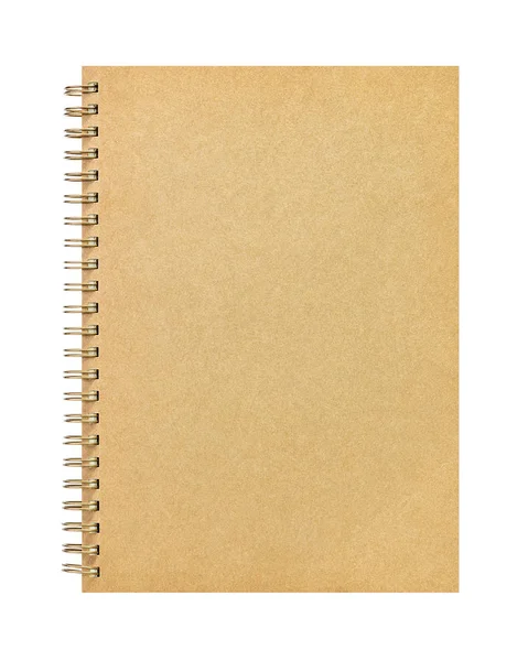 Caderno isolado — Fotografia de Stock