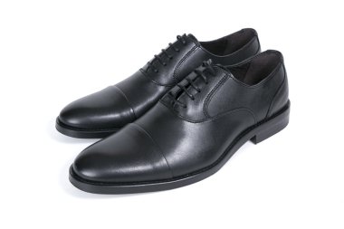 bir beyaz, en iyi görünüm izole deri ayakkabı