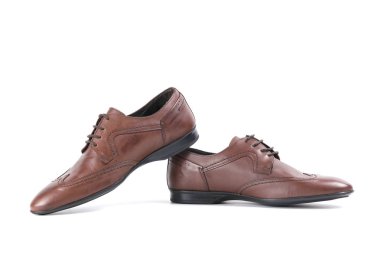 ayakkabı deri kahverengi