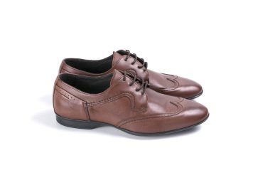 ayakkabı deri kahverengi