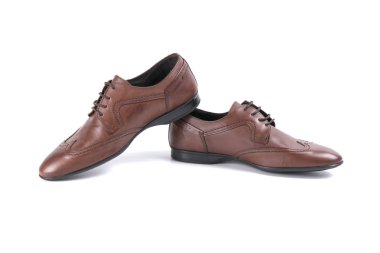 ayakkabı deri kahverengi