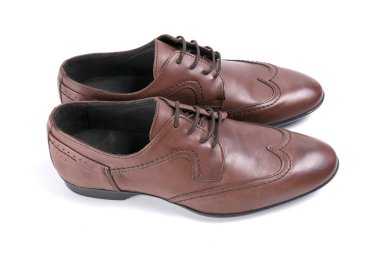 ayakkabı deri kahverengi