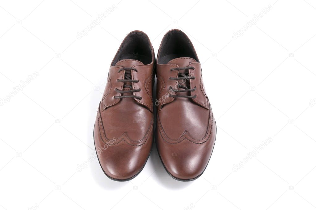 shoes leather brown