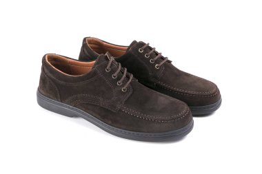 kahverengi deri Erkek Ayakkabı