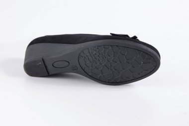 Beyaz zemin üzerinde kaliteli ayakkabı izole ürün, üstten görünüm