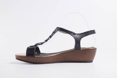 Beyaz zemin üzerinde kaliteli ayakkabı izole ürün, üstten görünüm