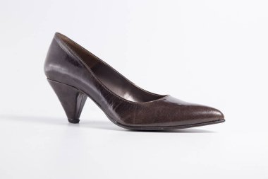 Beyaz zemin üzerinde kaliteli ayakkabı izole ürün, üstten görünüm