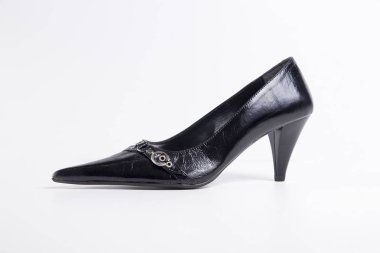 Beyaz zemin üzerinde kaliteli ayakkabı izole ürün, üstten görünüm