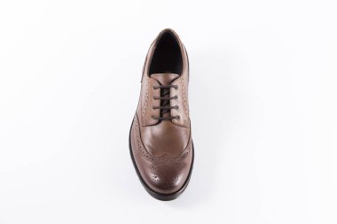 Kahverengi ayakkabı deri 