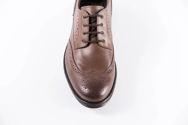 茶色の靴革 — ストック写真