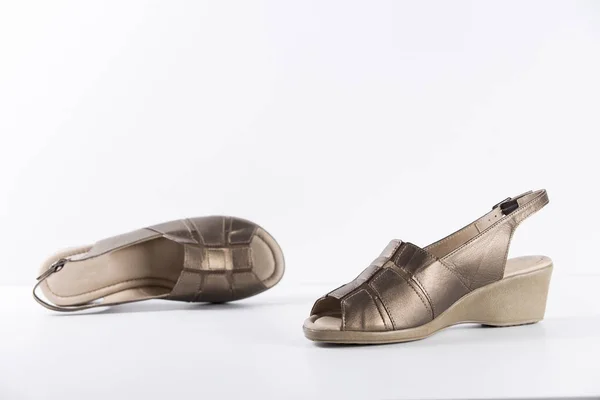 Zapatos de mujer de cuero — Foto de Stock