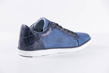 Mavi ayakkabılar Casual Deri 