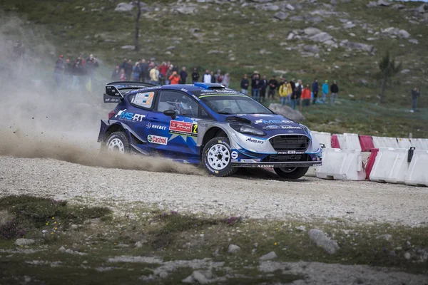 Отт Танак, M-Sport WRT Ford и WRC — стоковое фото