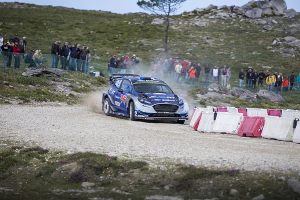 Ott Tanak, M-Sport Wrt Ford Fiesta Wrc — Foto de Stock