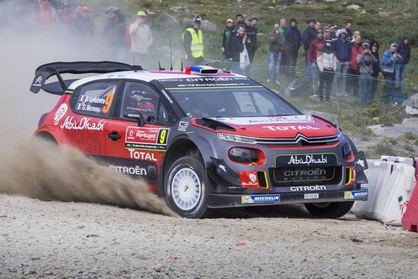 Lefebvre and Moreau, Citroen C3 WRC — Stock Photo, Image