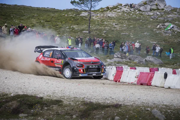 Лефевр и Моро, Red C3 WRC — стоковое фото