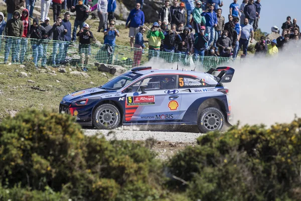 Thierry Neuville Belgii i Nicolas Gilsoul z Belgii — Zdjęcie stockowe