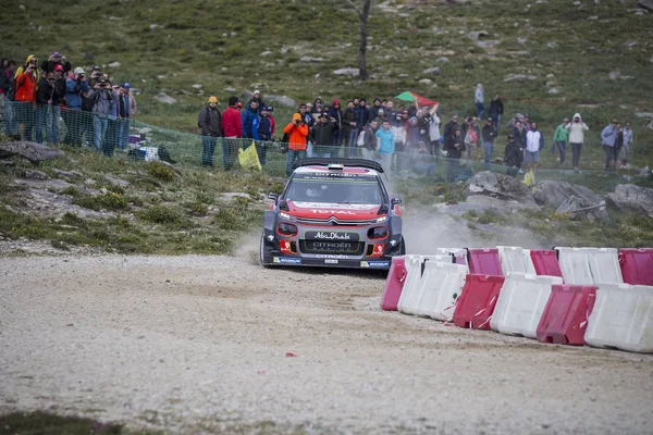 Craig Breen of Ireland and Scott Martin of Great Britain — Stock Photo, Image