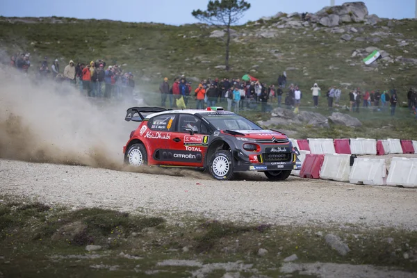 Craig Breen of Ireland and Scott Martin of Great Britain — Stock Photo, Image