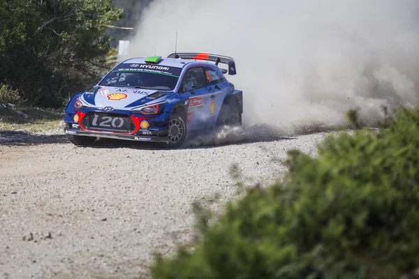 Hayden Paddon of New Zealand and John Kennard of New Zealand — Stock Photo, Image