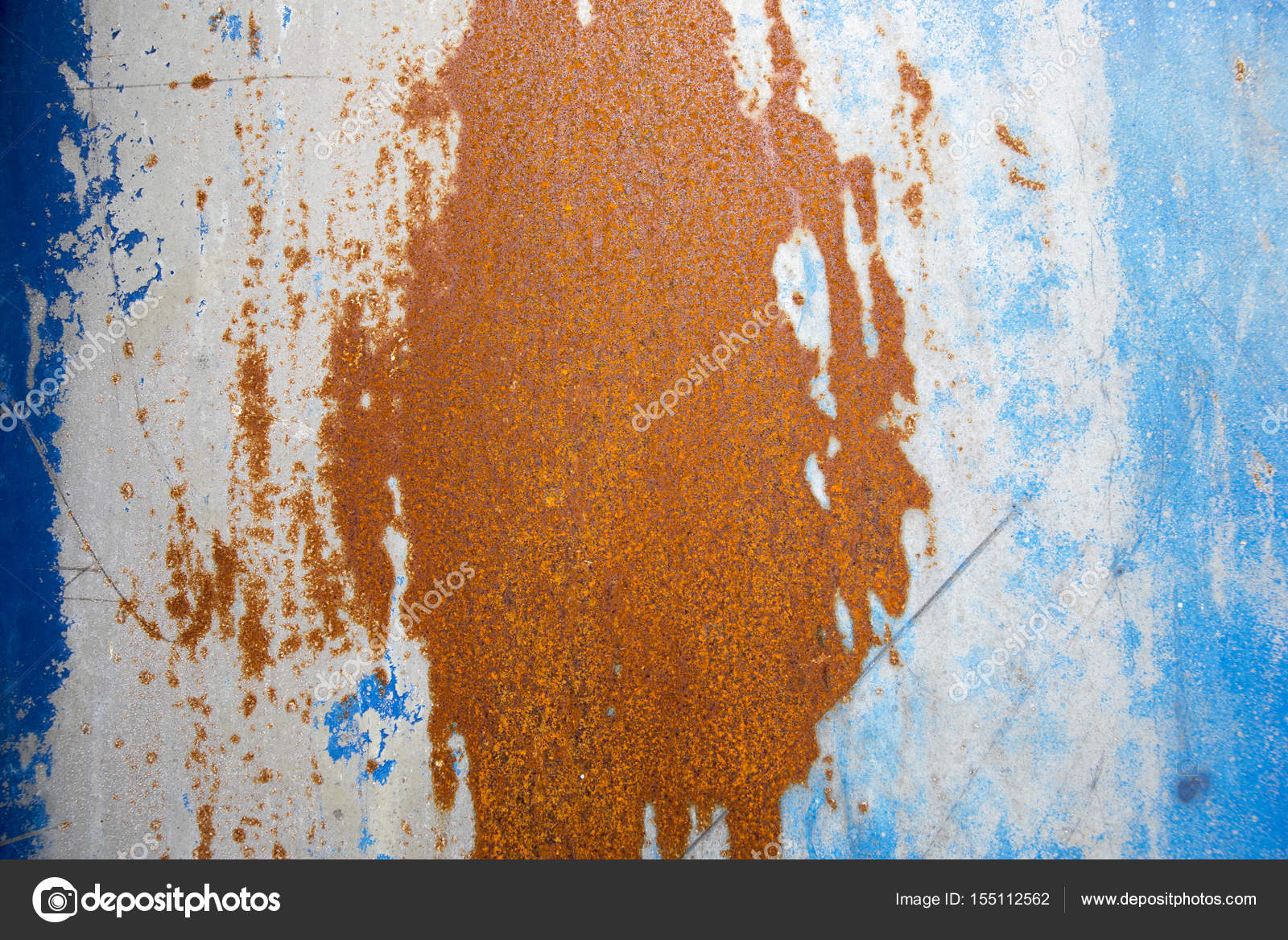 Blue And Orange Background With Ink Texture On Metal Stock Photo C Georgevieirasilva