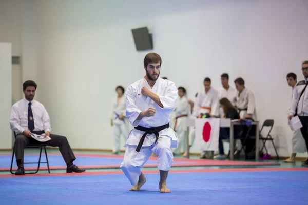 Zdarzenia Karate, uroczysty Mistrzostwa stowarzyszenia Karate do Porto. — Zdjęcie stockowe