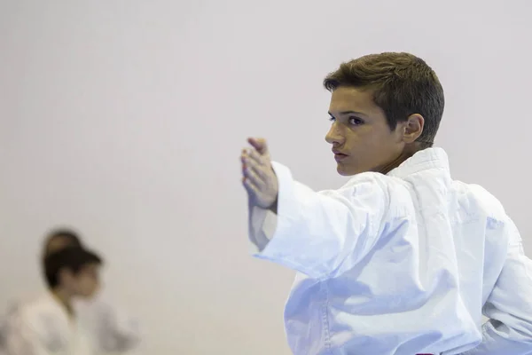 Zdarzenia Karate, uroczysty Mistrzostwa stowarzyszenia Karate do Porto — Zdjęcie stockowe