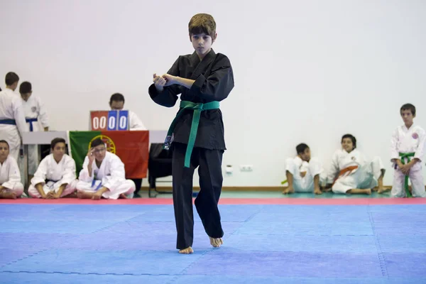 Evento de Karate, campeonato de celebración de la asociación de Karate do Porto — Foto de Stock