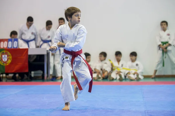 Evento de Karate, campeonato de celebración de la asociación de Karate do Porto — Foto de Stock