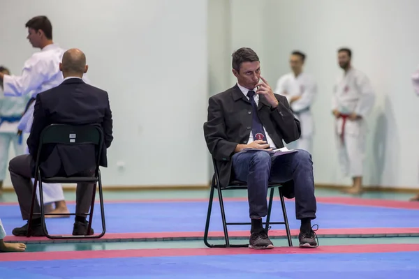 Zdarzenia Karate, uroczysty Mistrzostwa stowarzyszenia Karate do Porto — Zdjęcie stockowe
