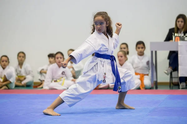 Vila Nova Gaia Portugal November 2017 Karate Evenement Feestelijke Kampioenschap — Stockfoto