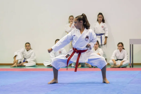 Vila Nova Gaia Portugal November 2017 Karate Event Celebratory Championship — Stock Photo, Image