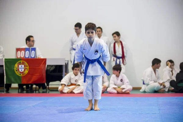 Vila Nova Gaia Portugal November 2017 Karate Evenement Feestelijke Kampioenschap — Stockfoto