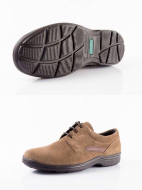 Grup izole arka planda, rahat ayakkabı ayakkabı.