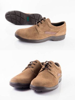 Grup izole arka planda, rahat ayakkabı ayakkabı.