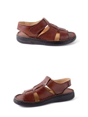 Grup izole arka planda, rahat ayakkabı ayakkabı.