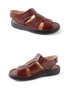 Grup izole arka planda, rahat ayakkabı ayakkabı.