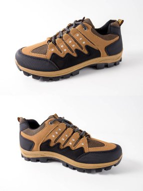 Grup izole arka planda, rahat ayakkabı ayakkabı.