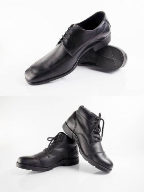 Grup izole arka planda, rahat ayakkabı ayakkabı.