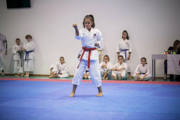 Vila Nova Gaia Portugal November 2017 Karate Evenement Feestelijke Kampioenschap — Stockfoto