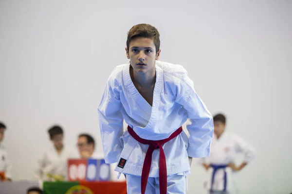Bir Vila Nova Gaia Portekiz Kasım 2017 Karate Olay Karate — Stok fotoğraf