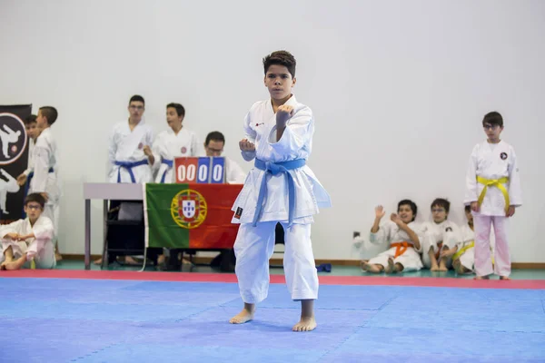 Vila Nova Gaia Portugal November 2017 Karate Event Feierliche Meisterschaft — Stockfoto